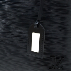 Pre Owned Louis Vuitton Black Epi Leather Kleber PM Bag