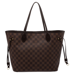 Louis Vuitton Damier Ebene Canvas Neverfull MM Bag