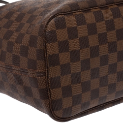 Louis Vuitton Damier Ebene Canvas Neverfull MM Bag
