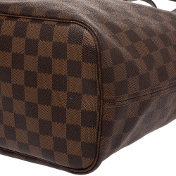 Louis Vuitton Damier Ebene Canvas Neverfull MM Bag