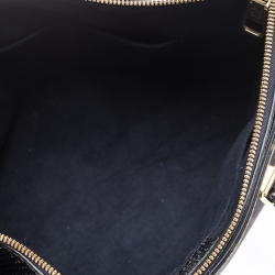 Pre Owned Louis Vuitton Monogram Canvas and Python Pallas Bag