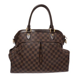 Pre Owned Louis Vuitton Damier Ebene Canvas Trevi GM Bag