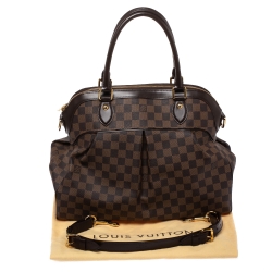 Pre Owned Louis Vuitton Damier Ebene Canvas Trevi GM Bag