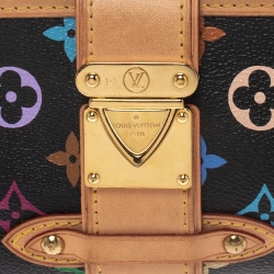 Pre Owned حقيبة لوي فيتون شيرلي كانفاس مونوغرامية متعددة  الألوان سوداء