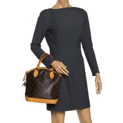 Pre Owned Louis Vuitton Monorgram Canvas Lockit PM Bag