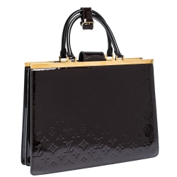 مملوكة مسبقًا Louis Vuitton Terre D’Ombre Monogram Vernis Deesse GM Bag