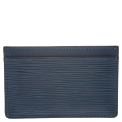 Louis Vuitton Cyan Epi Leather Card Holder