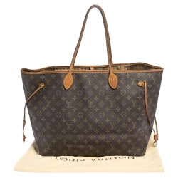 Louis Vuitton Damier Ebene Canvas Neverfull GM Bag