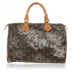 مملوكة مسبقًا Louis Vuitton Dentelle Speedy 30 Bag
