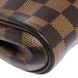 Pre Owned حقيبة صغيرة لوي فيتون "إيفا" كانفاس إيبني دامييه 