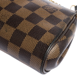 Pre Owned حقيبة صغيرة لوي فيتون "إيفا" كانفاس إيبني دامييه 