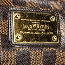 Pre Owned حقيبة صغيرة لوي فيتون "إيفا" كانفاس إيبني دامييه 