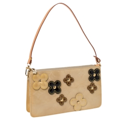 Pre Owned حقيبة صغيرة لوي فيتون "ليكسينغتون" مزينة بورود فيرنيه مونوغراميي بيج