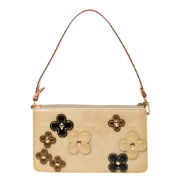 Pre Owned حقيبة صغيرة لوي فيتون "ليكسينغتون" مزينة بورود فيرنيه مونوغراميي بيج