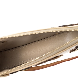 Pre Owned حقيبة صغيرة لوي فيتون "ليكسينغتون" مزينة بورود فيرنيه مونوغراميي بيج