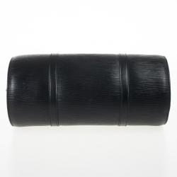 Pre Owned Louis Vuitton Black Epi Leather Soufflot Satchel 