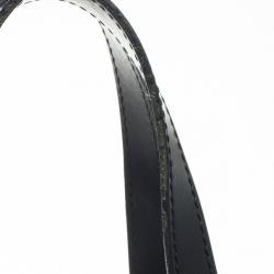 Pre Owned Louis Vuitton Black Epi Leather Soufflot Satchel 