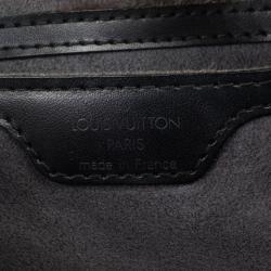 Pre Owned Louis Vuitton Black Epi Leather Soufflot Satchel 