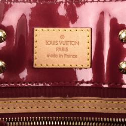 Pre Owned  Louis Vuitton Red Monogram Vernis Reade PM Tote Bag