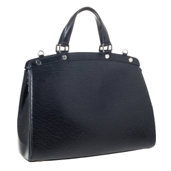 مملوكة مسبقًا حقيبة لوي فيتون "بريا جي إم" جلد إيبي أسود