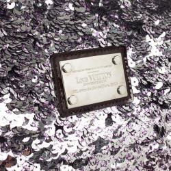 Pre Owned Louis Vuitton Silver Pochette Rococo Wristlet Clutch