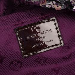 Pre Owned Louis Vuitton Silver Pochette Rococo Wristlet Clutch