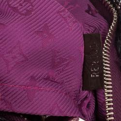 Pre Owned Louis Vuitton Silver Pochette Rococo Wristlet Clutch