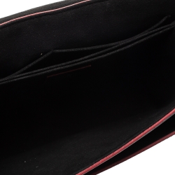 Pre Owned Louis Vuitton Black Leather Mylockme Studs Bag