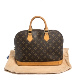 Pre Owned Louis Vuitton Monogram Canvas Alma PM Bag