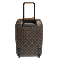 Pre Owned Louis Vuitton Monogram Canvas Business Pegase Legere 55 Luggage