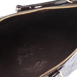 Pre Owned Louis Vuitton Amarante Monogram Vernis Alma GM Bag