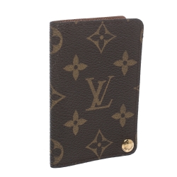 Pre Owned Louis Vuitton Monogram Canvas Bifold Card Holder