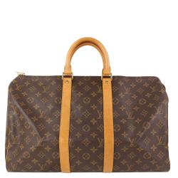 Pre Owned Louis Vuitton Monogram Canvas Keepall 45 Bag