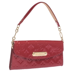 Pre Owned Louis Vuitton Pomme D’amour Monogram Vernis Sunset Boulevard Bag