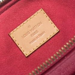 Pre Owned Louis Vuitton Pink Monogram Canvas Pallas MM Bag