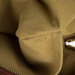 Pre Owned Louis Vuitton Red Monogram Limited Edition Richard Prince Mancrazy Jokes Bag