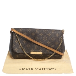 Pre Owned حقيبة كروس لوي فيتون فيفوريت  كانفاس مونوغرامية MM