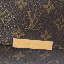 Pre Owned حقيبة كروس لوي فيتون فيفوريت  كانفاس مونوغرامية MM