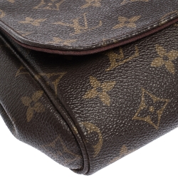 Pre Owned حقيبة كروس لوي فيتون فيفوريت  كانفاس مونوغرامية MM