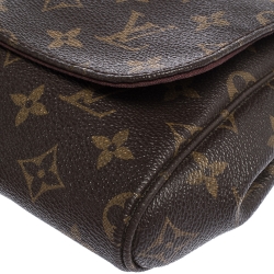 Pre Owned حقيبة كروس لوي فيتون فيفوريت  كانفاس مو نوغرامية MM