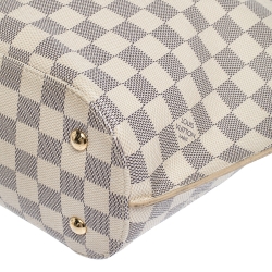 Pre Owned Louis Vuitton Canvas Damier Azur Girolata Bag
