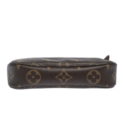 Pre Owned Louis Vuitton Monogram Canvas Mini Pochette Accessoires