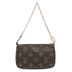Pre Owned Louis Vuitton Monogram Canvas Mini Pochette Accessoires