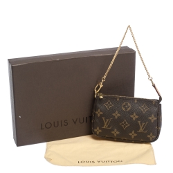 Pre Owned Louis Vuitton Monogram Canvas Mini Pochette Accessoires