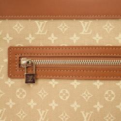 Pre Owned Louis Vuitton Beige Mini Monogram Sac Kathleen Tote