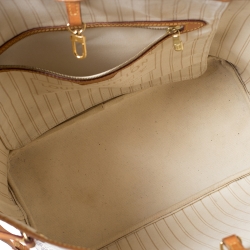 Pre Owned Louis Vuitton Damier Azur Canvas Neverfull MM Bag