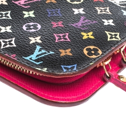 مملوكة مسبقًا Louis Vuitton Black Monogram Multicolore Insolite Wallet