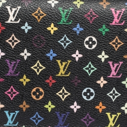 مملوكة مسبقًا Louis Vuitton Black Monogram Multicolore Insolite Wallet
