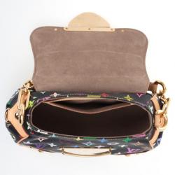 Pre Owned Louis Vuitton Black Multicolor Monogram Canvas Marilyn Bag