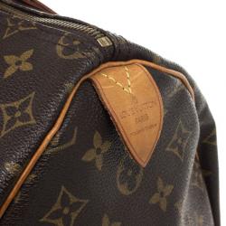 Pre Owned Louis Vuitton Monogram Speedy 35